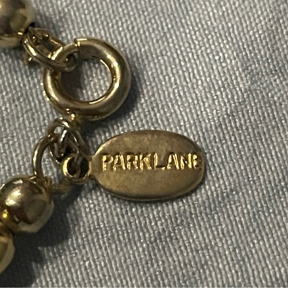 Vintage Park Lane Bracelet in Black Lucite Bead 7.5" - Picture 3 of 9